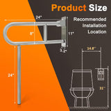 Flip Up Grab Bars for Bathroom