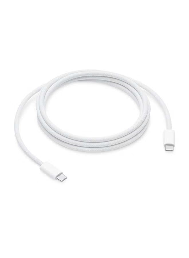 Type-C To Type-C 240W Charge Cable 2M White