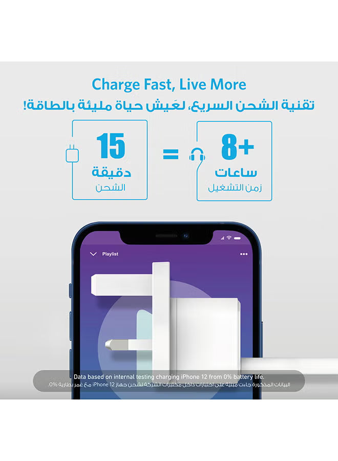 iPhone 16 Pro 20W USB C Fast Charger, PowerPort III Cube for iPhone 16/16 Pro/16 Plus/16 Pro Max, 15/14 Series, Samsung, iPad, Huawei, Xiaomi, Vivo, Oppo and More