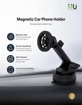 Magnet Holder HAC-1040 – Adjustable Telescopic Arm with 360° Multi-Angle Rotation HU