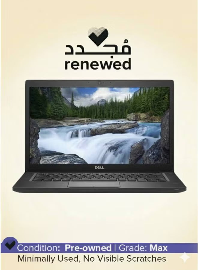 Dell Renewed Latitude 7490 14-Inch Laptop, Intel Core i7-8650U 8th Gen, 8GB DDR4 RAM, 256GB SSD, LED Display, English/Arabic, Black