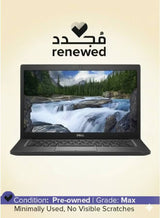 Dell Renewed Latitude 7490 14-Inch Laptop, Intel Core i7-8650U 8th Gen, 8GB DDR4 RAM, 256GB SSD, LED Display, English/Arabic, Black