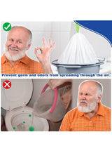 Male Urinal with Glow-in-the-Dark Lid