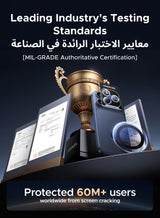 iPhone 17 Pro Max Camera Lens Protector Ultra HD Clear, Anti-Scratch, Easy Installation, Precise Cutouts, No-Residue Adhesive, Compatible with Most Cases, Ultra-thin Tempered Glass, 1 Pack -