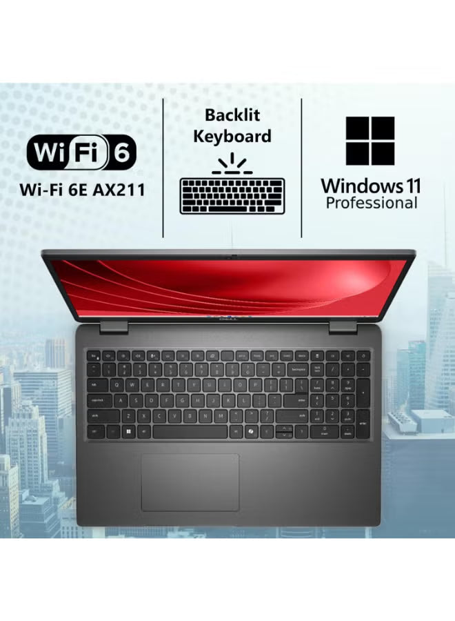 Dell Latitude 3540 15.6-Inch Laptop, Intel Core i5-1335U, 16GB RAM, 512GB SSD, Intel Iris Xe Graphics, Windows 11 Pro, Grey