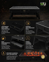 Barbecue Fiesta Portable Barbecue Stand HTO-1022 – Compact Outdoor BBQ Stand
