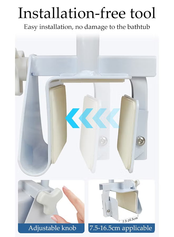 Adjustable Bathtub Grab Rails