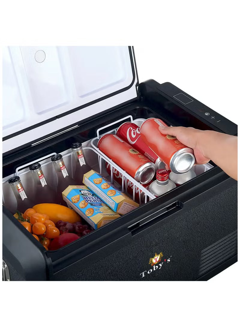 Toby’s TR-47 – 47L Portable Mini Freezer 12V Refrigerator for Camping & Travel