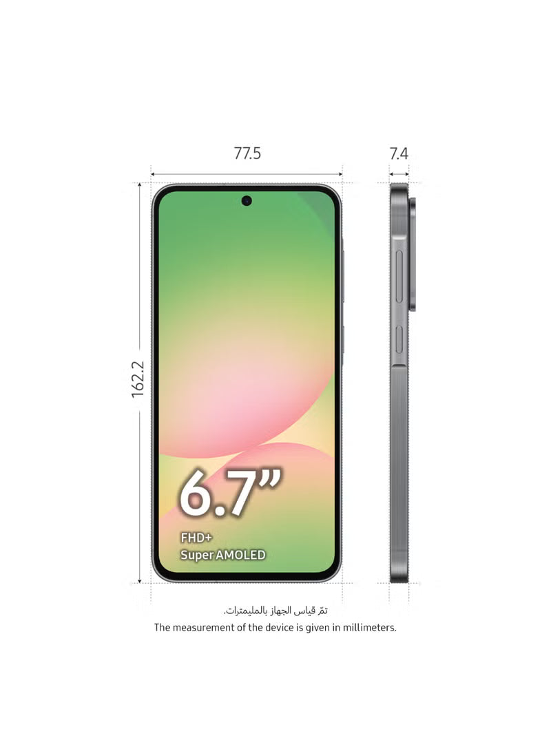 Galaxy A56 5G Dual SIM Awesome Graphite 8GB RAM 128GB - Middle East Version