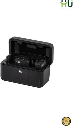 HAC-1025 Dual 360° Lavalier Microphone with Type-C Charging Case