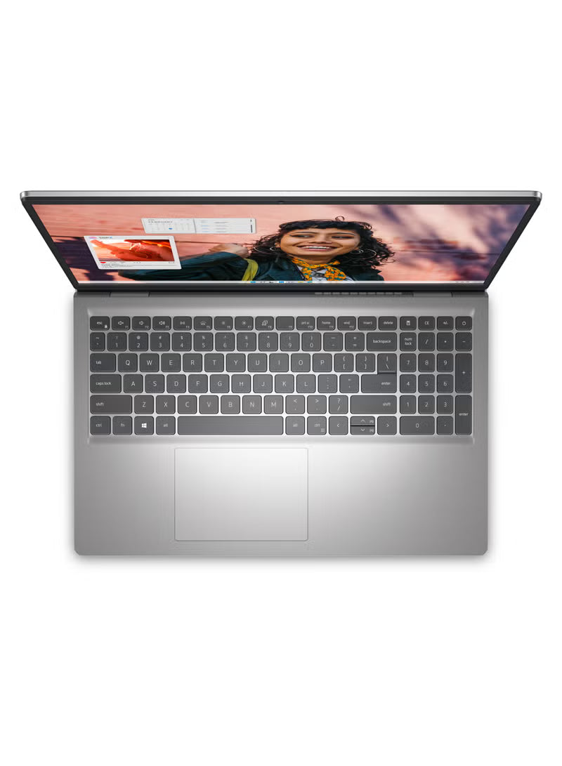 Dell Inspiron 15 3530 15.6-Inch FHD Laptop, Intel Core i7-1335U 13th Gen, 16GB RAM, 512GB SSD, Intel Iris Xe Graphics, Windows 11, English/Arabic, Platinum Silver