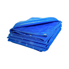 Blue Tarpaulin  (40×40)