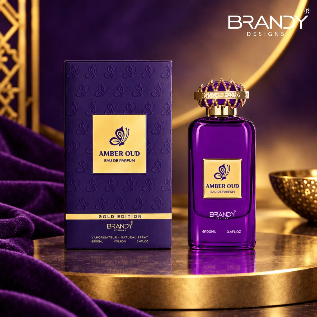 Brandy Amber Oud EDP 100ml Gold Edition – Eau de Parfum