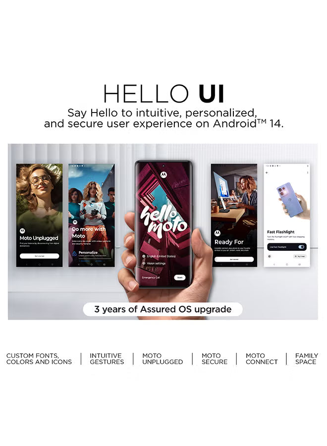 Edge 50 Pro Dual SIM Luxe Lavender 12GB RAM 512GB 5G - Middle East Version