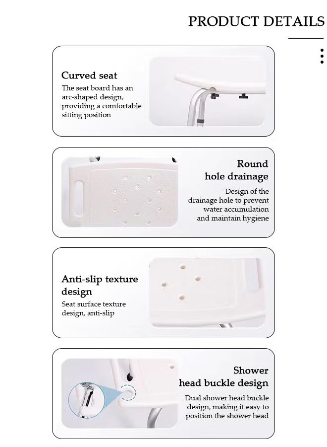 Adjustable Lightweight Shower Chair