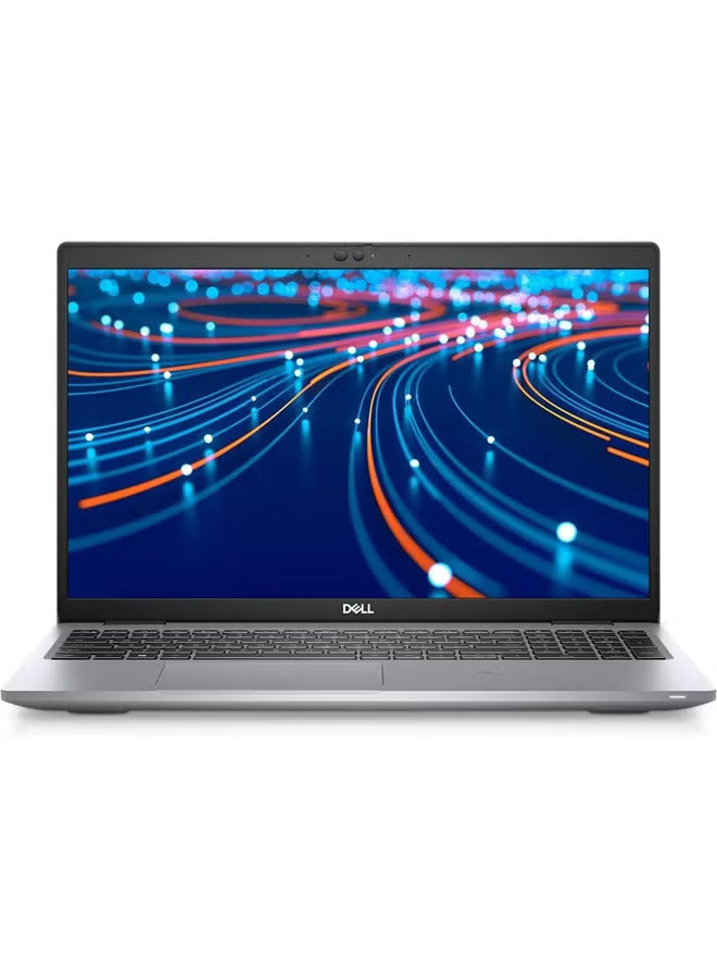 Dell Latitude 5520 15.6-Inch FHD Laptop, Intel Core i7-1165G7, 16GB DDR4 RAM, 512GB SSD, Integrated Graphics, Windows 10 Pro, English/Arabic, Silver