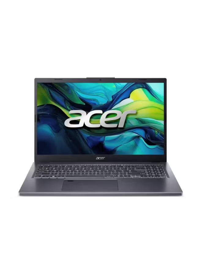 Acer Aspire 15 Laptop, Intel Core i9-13900H, 32GB DDR5 RAM, 512GB SSD, 15.6-Inch FHD 65Hz Display, Intel Iris Xe Graphics, Windows 11, English/Arabic, Gray