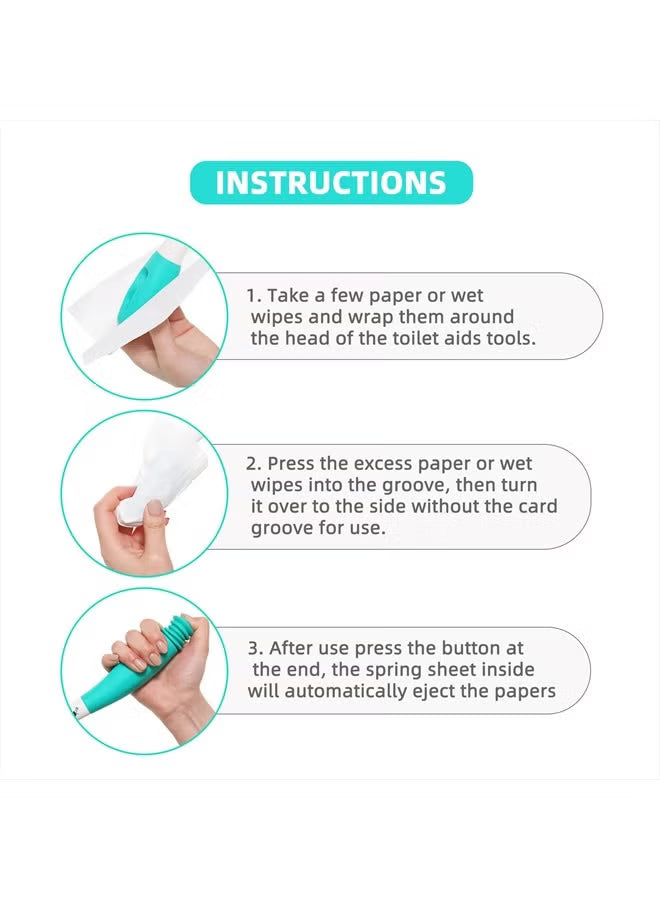 Long Reach Comfort Wipe Toilet Aid