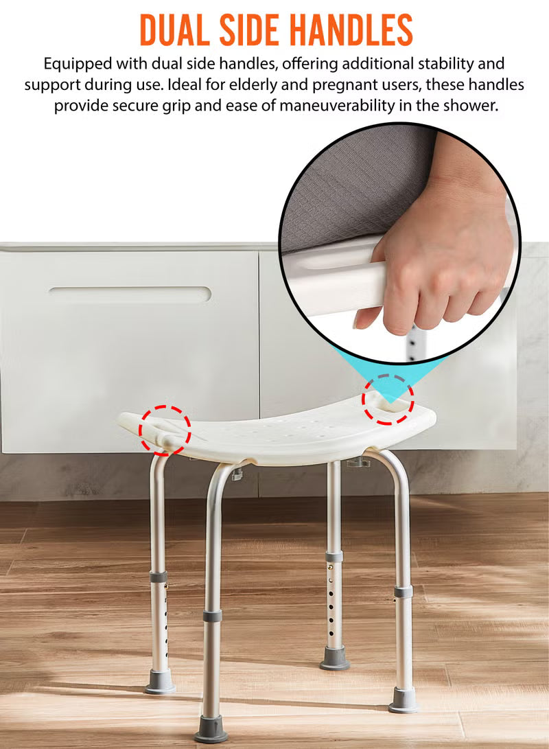 Adjustable Height Shower Stool