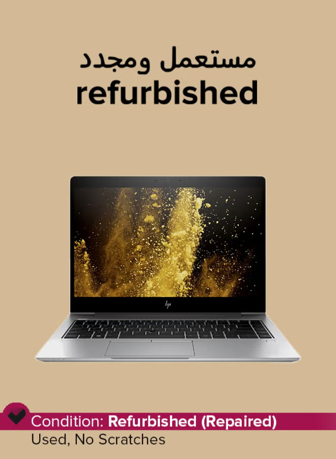HP Refurbished EliteBook 840 G6 14-Inch FHD Laptop, Intel Core i5-8265U, 8GB RAM, 256GB SSD, Intel UHD 620 Graphics, Windows 11 – Silver