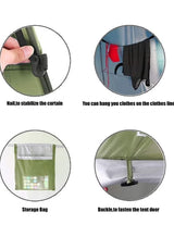 Toby’s Outdoor Camping Bath Tent 1.5M WD – Green Lightweight Portable Changing Tent