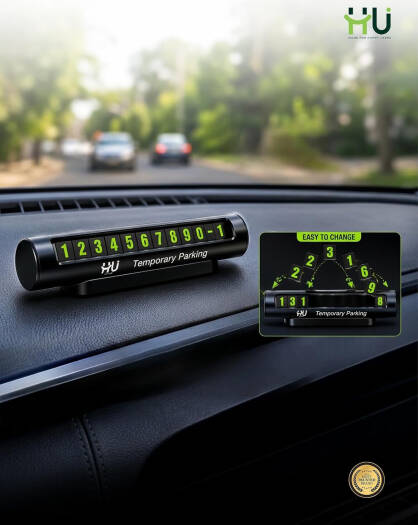 HDR-1006 Aluminum Alloy Car Parking Card