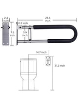 Handicap Grab Bars Rails – 23.6 Inch