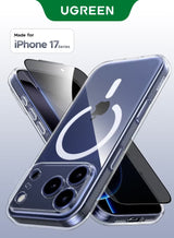 2 in 1 for iPhone 17 Pro Max Case, Compatible with MagSafe, with 1-Pack Privacy Screen Protector, Delay-Yellowing Military-Grade Protection, Shockproof Slim Magnetic Case for 17 Pro Max 6.9"