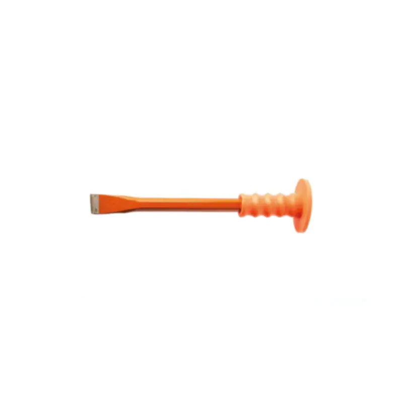 Concrete Pointed Chisel 12 inch Powder Coated With Orange Color Fibre Grip Heavy Duty Guard