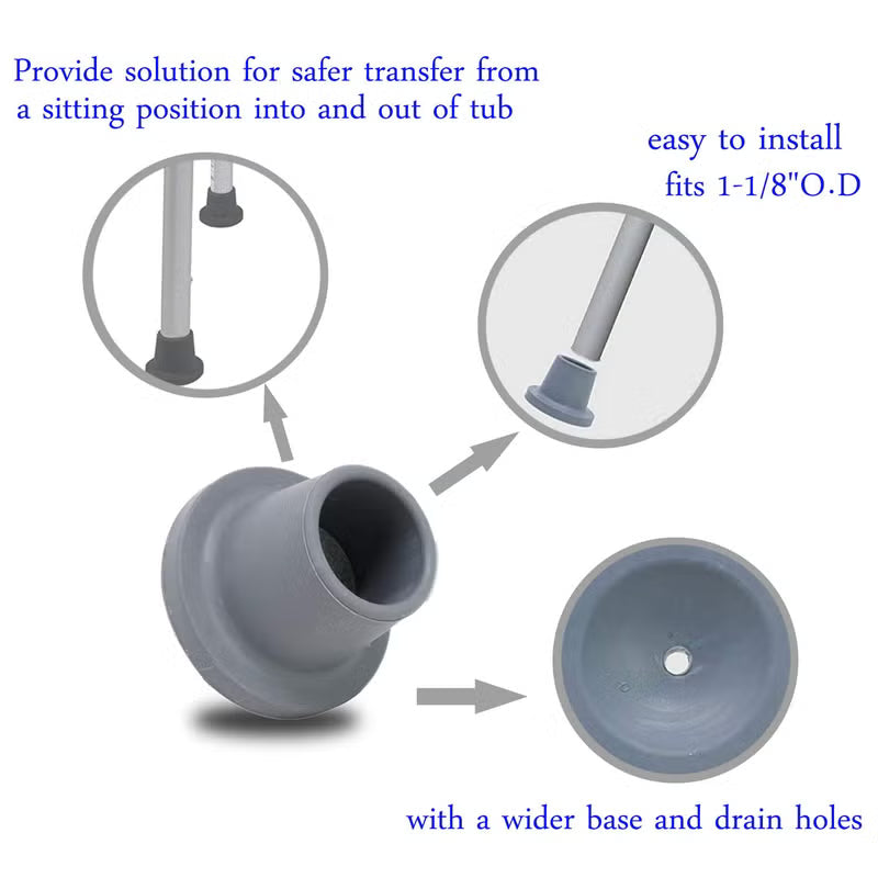 Replacement Shower Chair &amp; Transfer Bench Feet