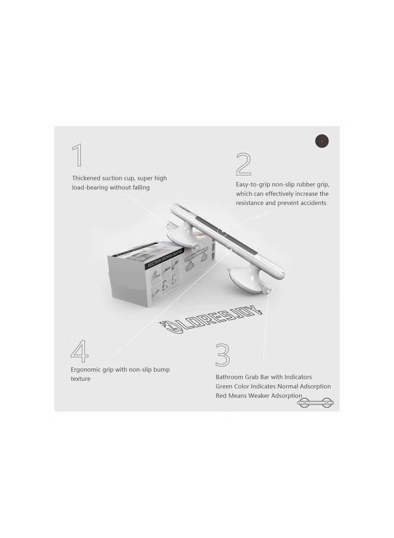 12-Inch Suction Grab Bar