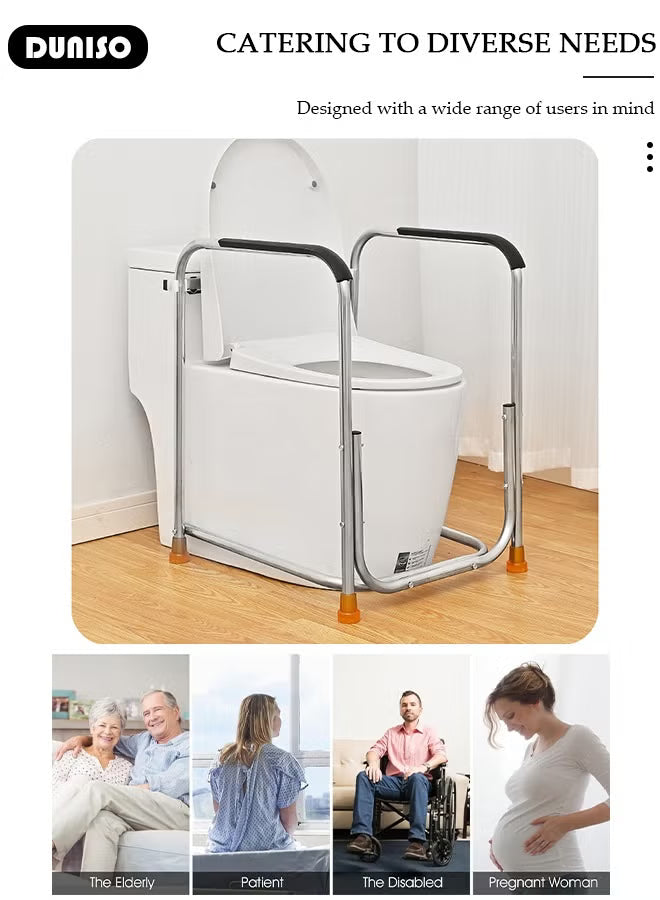 Toilet Safety Frame with Armrests