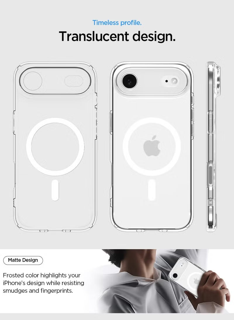 Ultra Hybrid MagFit iPhone 17 Air Case Cover with MagSafe (2025) - Frost White