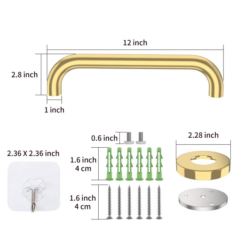 Stainless Steel Shower Grab Bar