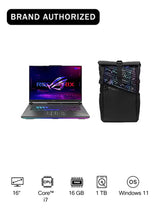 ASUS ROG Strix Gaming Laptop – Core i7-14650HX, 16GB RAM, 1TB SSD, RTX 5060 8GB, 16-inch WUXGA, Windows 11, Eclipse Grey
