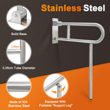 Flip Up Grab Bars for Bathroom