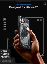 Ultra Hybrid MagFit iPhone 17 Case Cover with MagSafe (2025) - Zero One Black