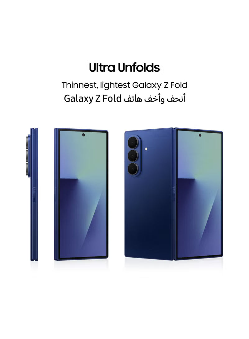 Galaxy Z Fold 7 Dual SIM Blue Shadow 12GB 512GB 5G - Middle East Version