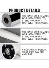 2 Pcs Bathroom Grab Bars with Luminous Circles