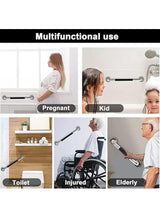 Stainless Steel Bathroom Grab Bars (2 Pcs)