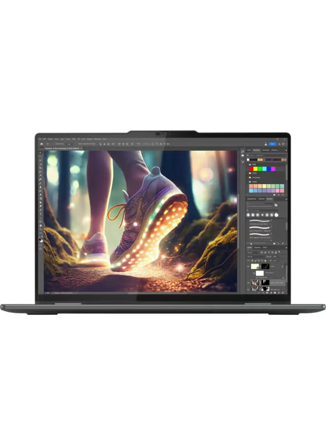 Lenovo Yoga 7i 2-in-1 16-Inch 2K Touchscreen Laptop, Intel Core Ultra 7 155U, 16GB RAM, 1TB SSD, Intel UHD Graphics, Windows 11 Home, English, Storm Grey
