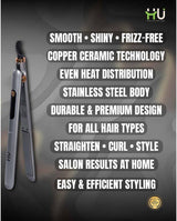HSM-1034 HU Stainless Steel Hair Straightener