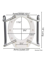 Raised Elevated Toilet Seat Riser