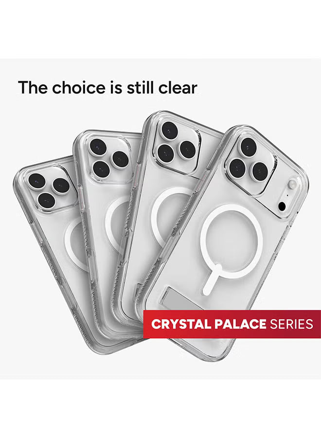 iPhone 17 Pro Max Case – Crystal Palace Snap MagSafe Compatible Clear Cover with Graphene Strength, 13 ft Drop Protection & Anti-Yellowing – Clear