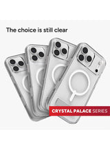 iPhone 17 Pro Max Case – Crystal Palace Snap MagSafe Compatible Clear Cover with Graphene Strength, 13 ft Drop Protection & Anti-Yellowing – Clear