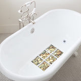 ChezMax Cobblestone Bath Treads Stickers