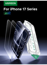 2-Pack iPhone 17 Pro Max Screen Protector With Auto Alignment Kit 6.9 Inch Ultra HD Clear， Scratch Resistant, Military-Grade Protection, Easy Installation, Anti-Fingerprint, Bubble Free Glass Film -