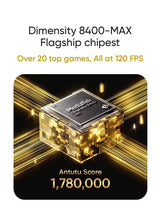 GT 7T AI Phone Dual SIM lceSense Black 12GB RAM 512GB With Buds Air 7 - Middle East Version