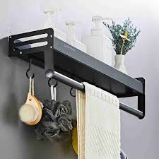 Wall-Mounted Multi-Functional Shelf