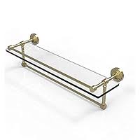Bathroom Glass Shelf With Bracket - (gold)